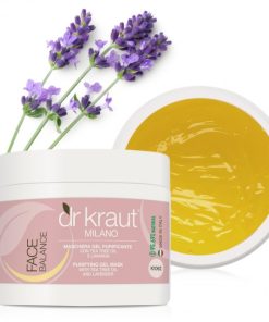 Čistiaca gélová maska s čajovníkovým olejom a levanduľou 500 ml – Dr. Kraut Milano