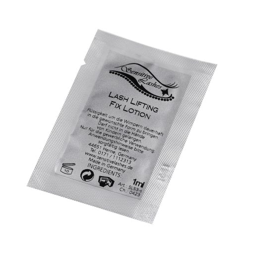 Lash Lift, Laminácia curling lotion sáčok 1ml Krok.1